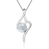LGSY Twisted Bail Pendants for Pearl Jewelry Making Sterling Silver, Design Pendant Fitting for Fashion Jewelry