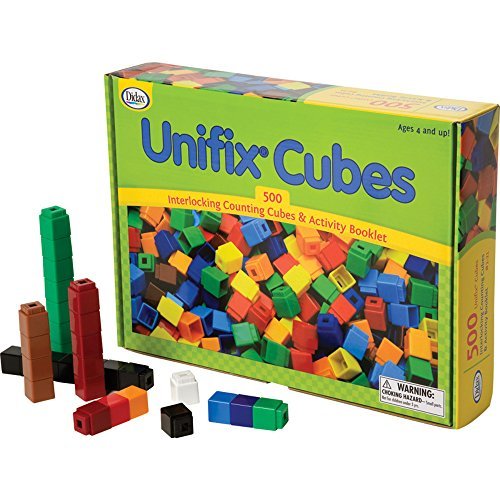 Unifix Cubes Box of 500 - Assorted Colors