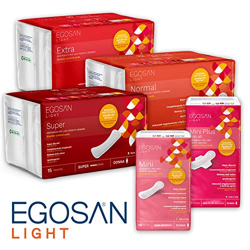 image for Egosan Mini Incontinence Pads Anti-Leak Bladder Control Feminine Pads 