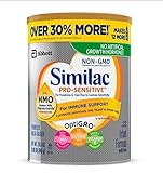 Similac pro-sensitive infant formula 2-FL HMO for immune support, 29.8 Ounce /1.86 LB