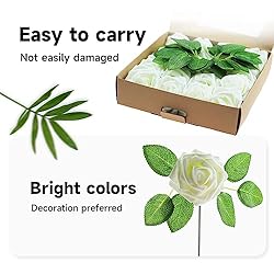 Code Florist Artificial Foam Roses 20pcs with