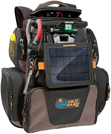 Wild River Tackle Tek™ Nomad Xp™ Lighted Backpack W/usb Charging System, Sp01 Solar Kit &amp; Trays