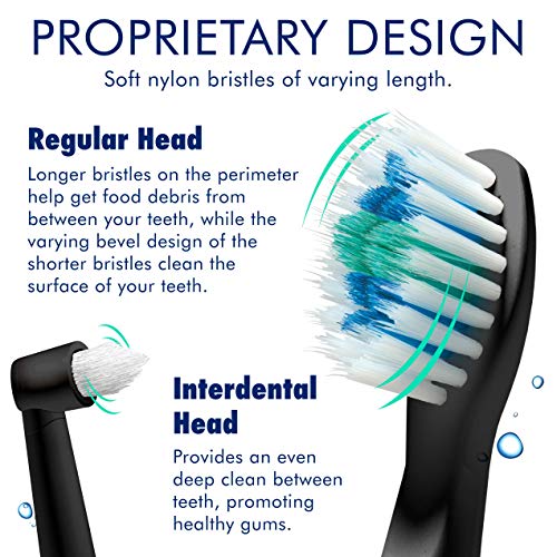 SonicFX Replacement Electric Toothbrush Heads Compatible with