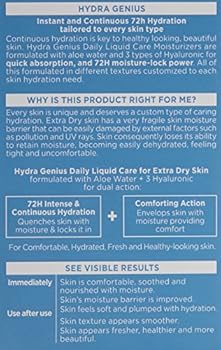 hydra genius extra dry skin