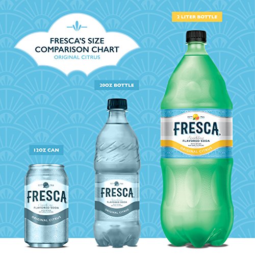 Fresca Grapefruit Citrus Sparkling Soda Water, Zero Calorie and Sugar