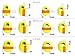 12pcs (DF-3sz) Neon Yellow S/M/L Double Flange and Round Replacement Adapters Earbuds Eartips for BeatsX, Powerbeats 3 2 1, and Urbeats 3 Earphones Headphonesthumb 2