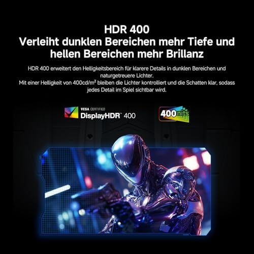 G27Qi 2026 27 Zoll 2K Gaming Monitor, 200Hz, 1ms GTG, FreeSync Premium, HDR400, IPS, 100% sRGB, 95% DCI-P3,TÜV Hardware Low Blue Light Zertifizierung (2560 x 1440/HDMI 2.0/DP 1.4)