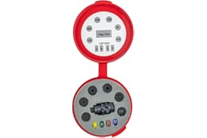 HAMSKEA Archery Solutions Insight Peep Kits: 4 Clarifying Lens Set/6 Aperture Set/Standard Peep Kits/Deluxe Peep Kits (Sold Separately)