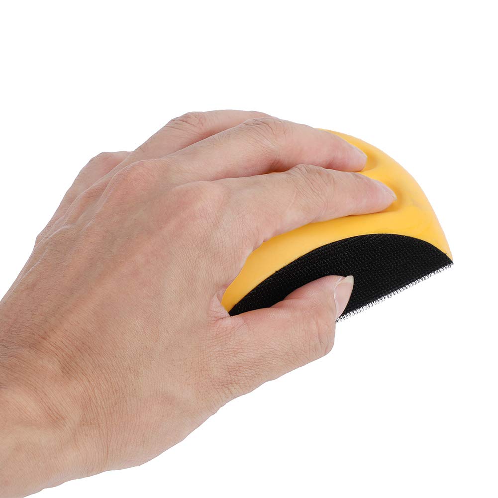 Hand Sanding Pad Block Detail Sander Paper Grinding Disc Scrub Polishing Tool for Wooden Furniture (6" 150mm)