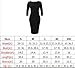POZON Womens Classic Slim Fit Bodycon Midi Dress