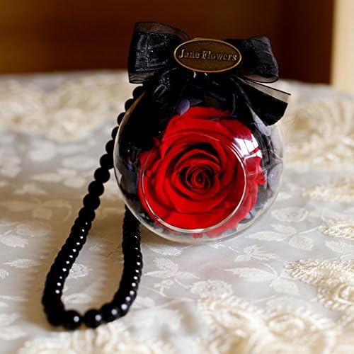 Colorful Rose Eternal Flower Gift Box/Flower Pendant Glass Eternal Life/ Holiday Gift-D