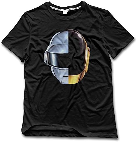 Ptloveing Men's Daft Punk Black Avengers America T Shirt Black