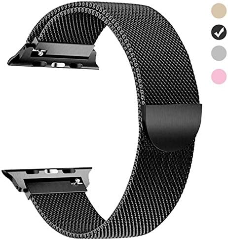 Compatible for Watch Band 42mm 38mm 44mm 40mm, iWatch Bands Milanese Loop Replacement for Watch Series 4 3 2 1