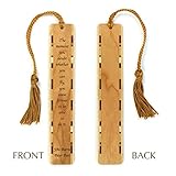 Peter Pan Quote - J.M. Barrie Engraved Wooden Bookmark with Tassel