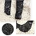 Joyci Korean Women's Lace Detachable Half Shirt Blouse False Fake Doll Collar (Lace C), Black, OS