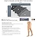 Truform 20-30 mmHg Compression Pantyhose, Plus Size Women's Support Tights Hosiery, Beige, X-Tall