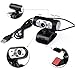 Micro USB HD Webcam 1080P - Digital Web Cam with Built-in Microphone, LED Night Lighting, Flexible and Portable External Web Camera with Clip