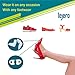 Lejero Bunion Corrector Kit for Men&Women - 6pcs Gel Toe Separators & Orthopedic Bunion Splint, Hallux Valgus Brace, Non-Slip Elastic Bunion Pads, Toe Straightener Spacers, Tailors Bunion Relief (M)