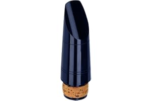 CUKIXA Premium Hand-Finished and Play-Tested Clarinet Mouthpiece Pad, Bass Clarinet Mouthpiece for Students and Professionals,Black,1 Pack