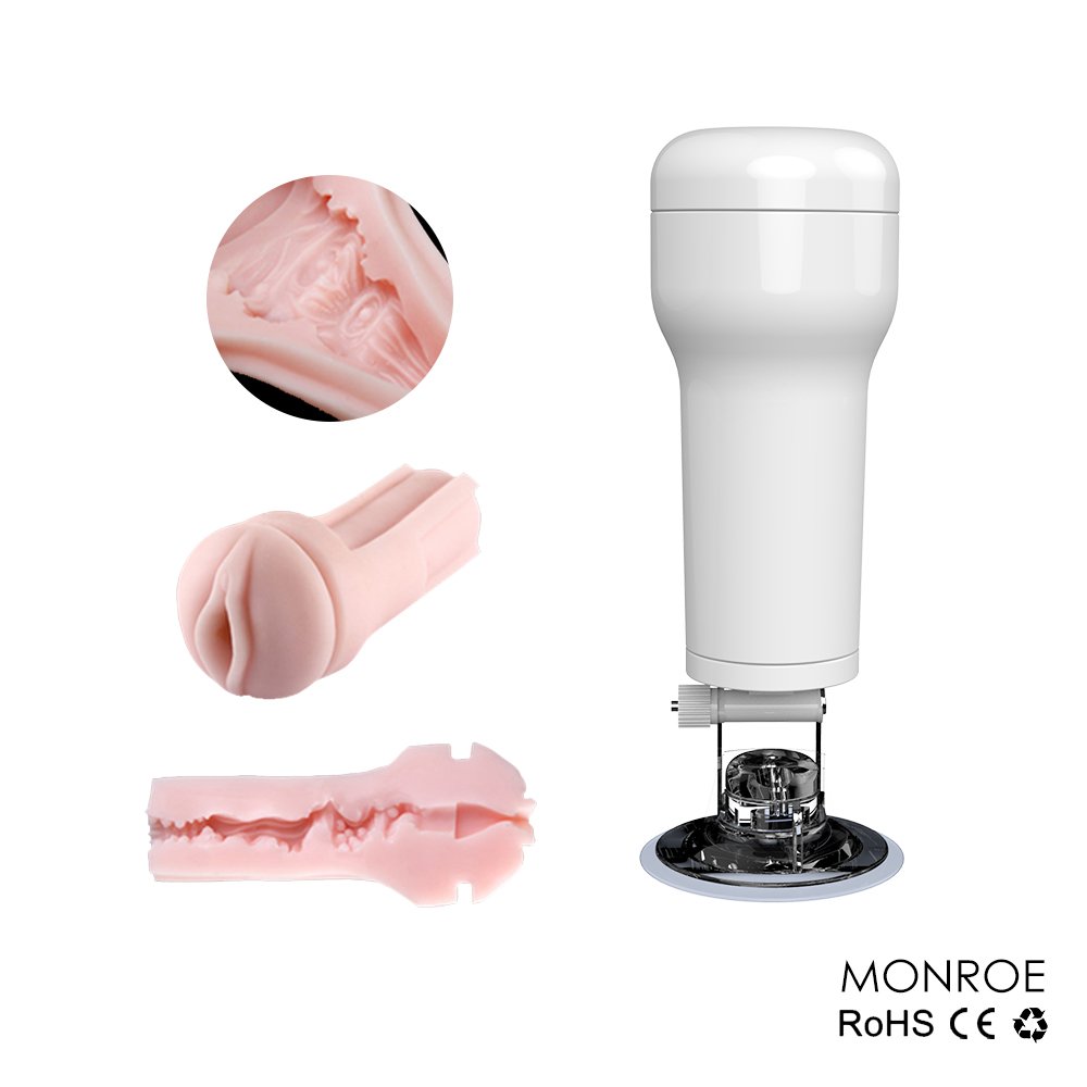 APRIL 14TH - Hand Free Male Masturbation Cup for Male Masturbation(1026-White)