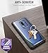 Poetic Galaxy S9 Plus Case, Guardian [Scratch Resistant Back] [360 Degree Protection] Full-Body Rugged Clear Hybrid Bumper Case with Built-in-Screen Protector for Samsung Galaxy S9 Plus Blue
