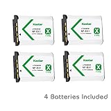 Kastar Battery (4-Pack) for Sony NP-BX1, M8 and Cyber-shot DSC-HX50V, HX300, RX1, RX1R, RX100, RX100 II, RX100M II, RX100 III, RX100M3, WX300, HDR-AS10, AS15, AS30V, AS100V, AS100VR, CX240, MV1, PJ275