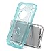 MAXCURY iPhone 6 7 8 Case, Hard PC Bumper + Soft TPU Back Clear Phone Case 3 in 1 Hybrid Protective Dual Layer Shockproof Clear Case for Regular iPhone 6/6S/7/8 4.7” - Green