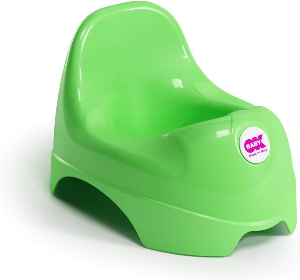 OK Baby N37094430X Relax - a Classic Potty for First Toilet Training Green