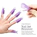 Teenitor Nail Polish Gel Remover Tools with Pack of 20 Acrylic Nail Art Soak Off Clips& 2pcs Cuticle Pusher Stainless Steel