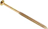 ForgeFix Multi-Purpose Single Thread Screws 6.0 x 120mm Zinc Yellow Passivated view 3