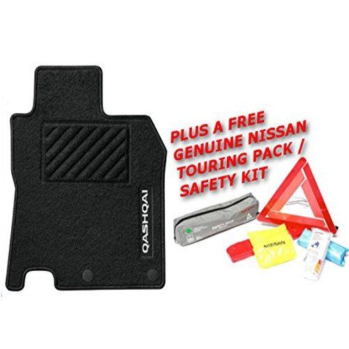 Genuine Nissan Qashqai New 2014 On Luxury Velour Carpet Car Mats. Front