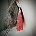 Mina Gold Long Tassel Draping Extra Long Shoulder Duster Earring