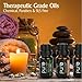 Natural Healing Essential Oil Set. Best Aromatherapy Essential Oils Set for Health, Immunity, etc. Essential Oil Kit- Lavender Essential Oil, Grapefruit Oil, Peppermint, Tea Tree, Thyme & Bergamot Oil