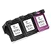 7Magic Remanufactured Ink Cartridge Replacement for HP 63XL 63 XL Use in Envy 4512 4516 4520 Officejet 3830 3831 4650 4655 Deskjet 2130 2132 3630 3632 3634 3636 Printer (2 Black & 1 Tri-Color)