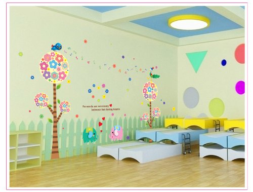 Theme Decal Tm 250 170cm Beautiful Wish Tree Flower Tree