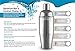 OPTIMUM BAR STAINLESS STEEL COCKTAIL SHAKER SET