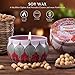 KitchenGynti Scented Candles Gift Set – Lotus,Jasmine,Peach and Grapefruit, Candle Soy Wax for Stress Relief and Aromatherapy Candles – 4 Pack …thumb 2