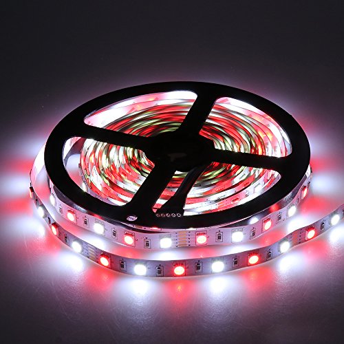 LEDENET Super Bright LED RGBW Strip Lights 5050 12V 5M 300LEDs RGB White Flexible Lighting