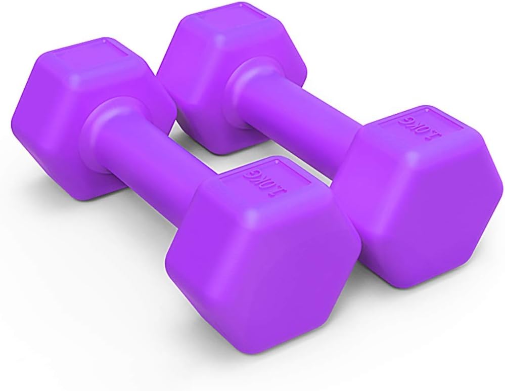 Love lamp Dumbbells Hexagonal Small Dumbbell Integrated Home Exercise Fitness Bag Rubber Dumbbell Can Be Used As Push-up Support Dumbbells 20 lbs