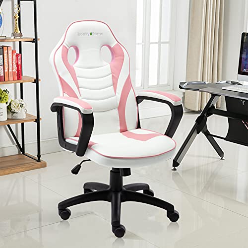 Bonzy Home Gaming Chair Racing Style Office Swivel Computer Desk Chair