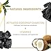 TOV LABS​ ​Activated Coconut Charcoal + Vitamin E Peel-Off Mask, Vegan, (3.4 oz/100 mL) with BONUS wood/silicone applicator