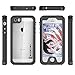 Ghostek iPhone SE Waterproof Case, Atomic 3 Series for Apple iPhone 5, 5S & SE | Underwater | Shockproof | Dirt-proof | Snow-proof | Aluminum Frame | Adventure Ready | Ultra Fit | Swimming (Black)