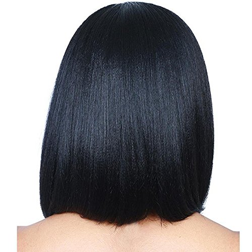 Yiwa Women Fashion BOBO Hairstyle Wig for Masquerade Dress up Headdress Wear Decoration