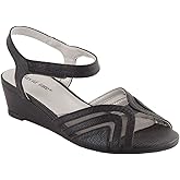 David Tate Admire Black Lizard Print 7.5 N (AA)