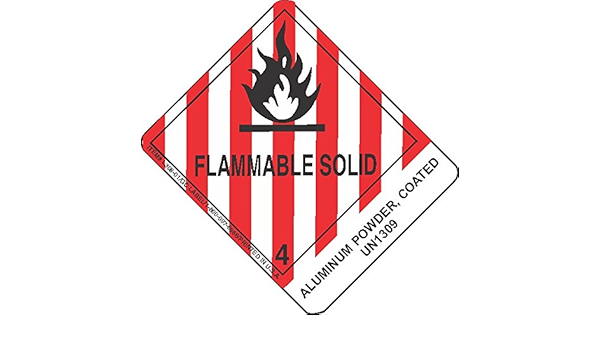 Gc Labels L308p3001 Aluminum Powder Coated Un1309 Roll Of 500 Labels Amazon Com Industrial Scientific