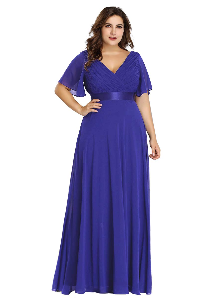 sapphire blue mother of the bride dresses