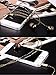 Vost in Ear Headphones Wired Earphones Earbuds Bass Metal headsets with Microphone Button Control for Sports Running Gym Exercise Jogging (Golden)