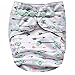 HappyEndings Organic Cotton Contoured All In One (AIO) One Size Baby Cloth Diaper with Pocket (Arrow)