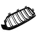 uxcell Glossy Black Front Bumper Kidney Grill Grille for 2012-2017 BMW F30 F31 4 Doors