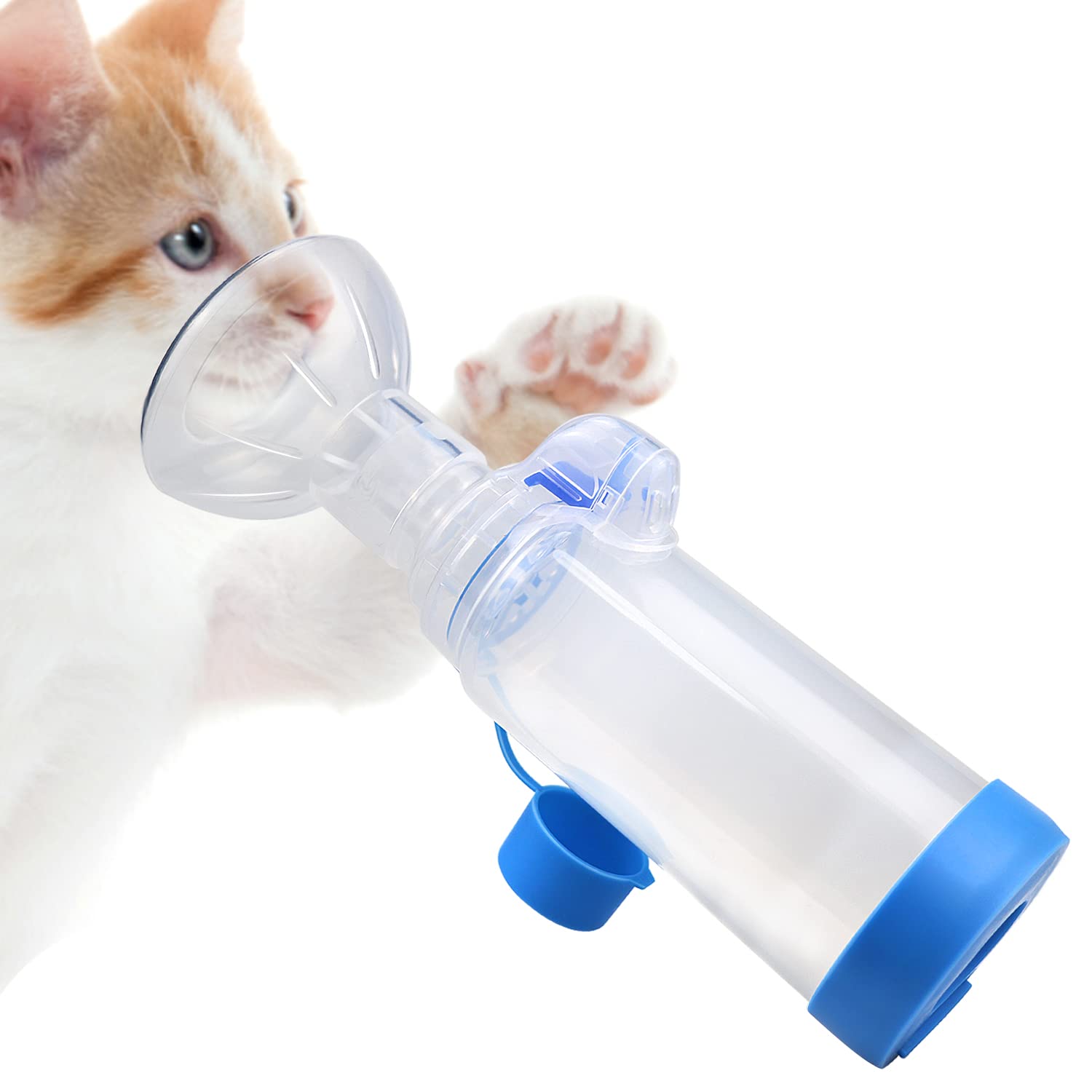 Xunboo Chamber for Pets Inhaler Spacer for Cat or Dog Handheld Spacer with Exclusive Breathing Indicator (for cats)